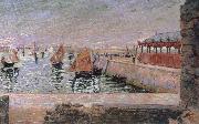Paul Signac port tn bessin oil painting on canvas